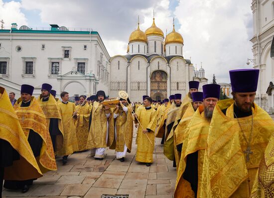 Патриаршее служение в день крещения Руси