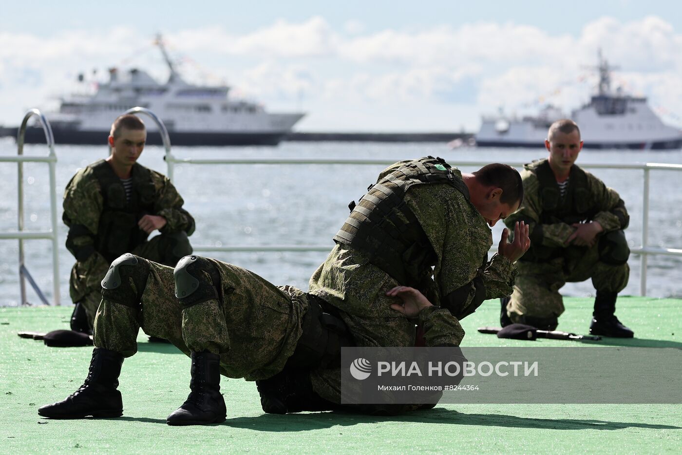 Генеральная репетиция парада ко Дню ВМФ