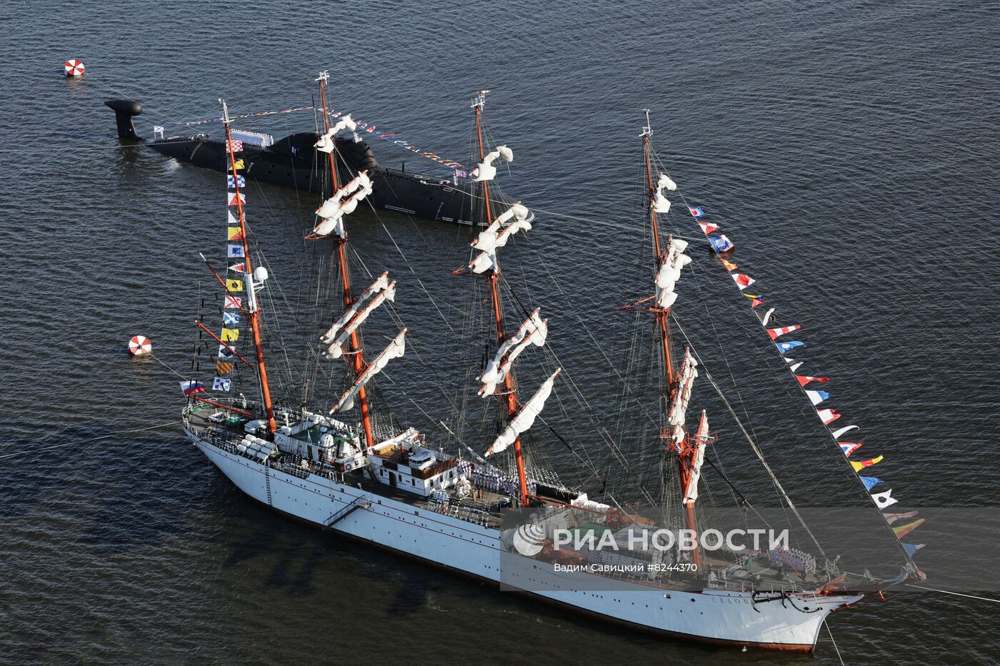 Генеральная репетиция парада ко Дню ВМФ 