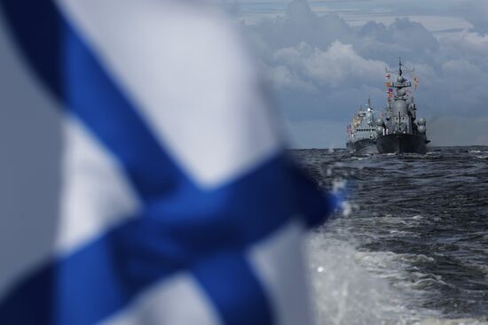 Генеральная репетиция парада ко Дню ВМФ 