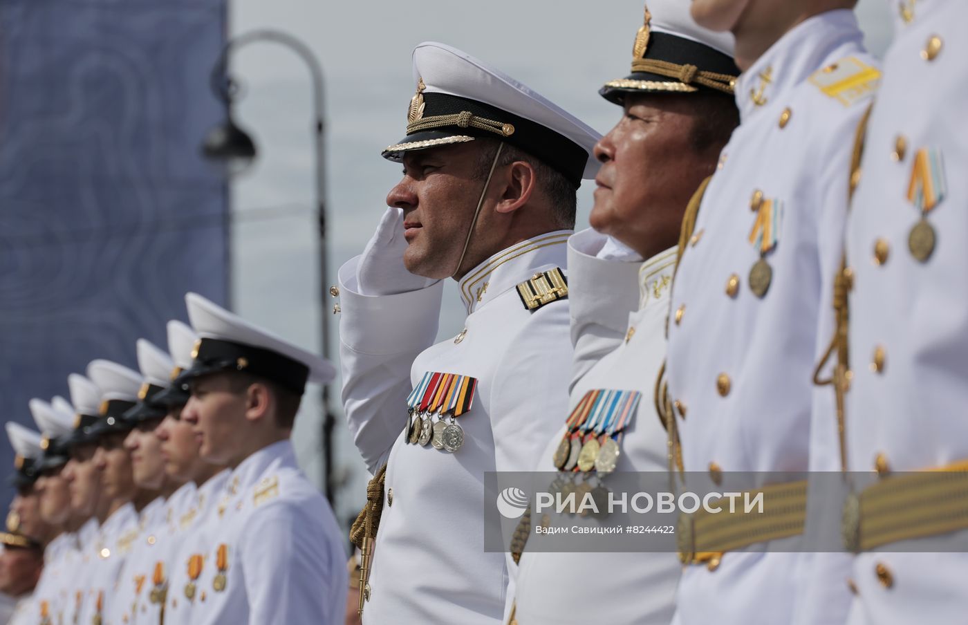 Генеральная репетиция парада ко Дню ВМФ