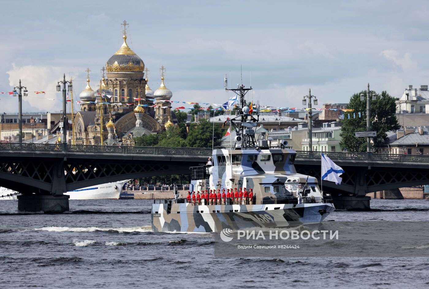 Генеральная репетиция парада ко Дню ВМФ 