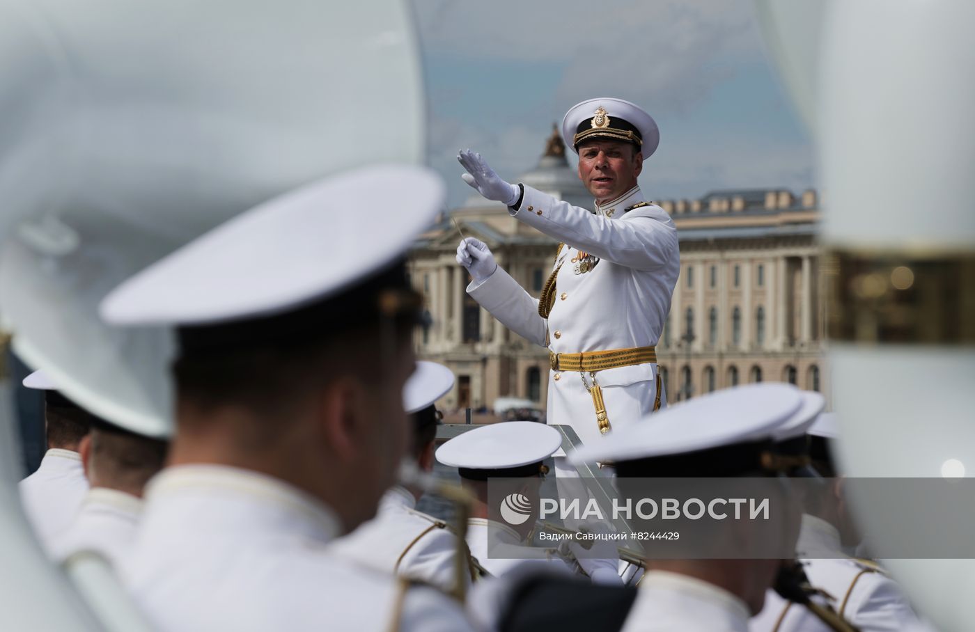 Генеральная репетиция парада ко Дню ВМФ