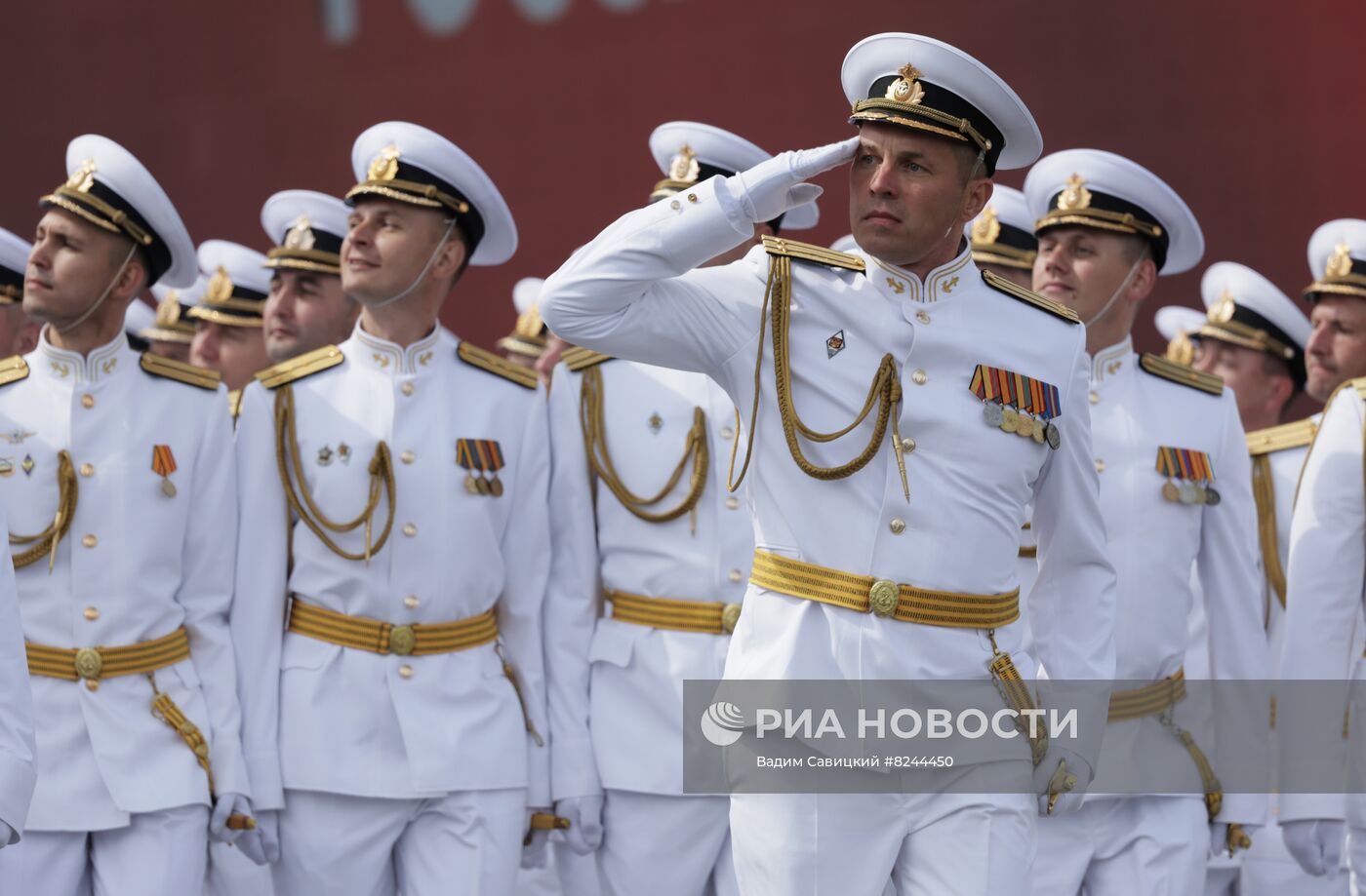 Генеральная репетиция парада ко Дню ВМФ 