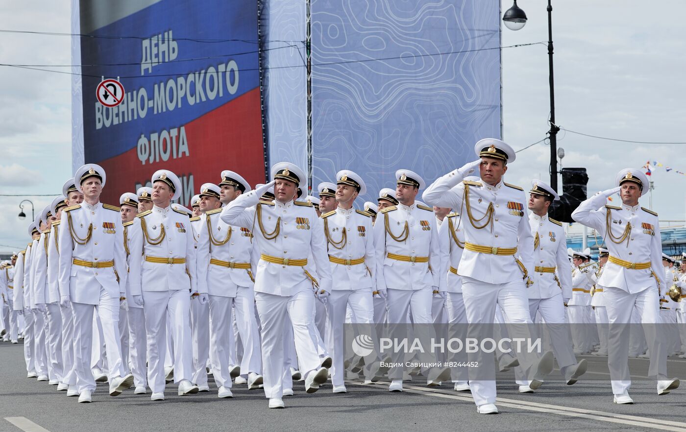 Генеральная репетиция парада ко Дню ВМФ 