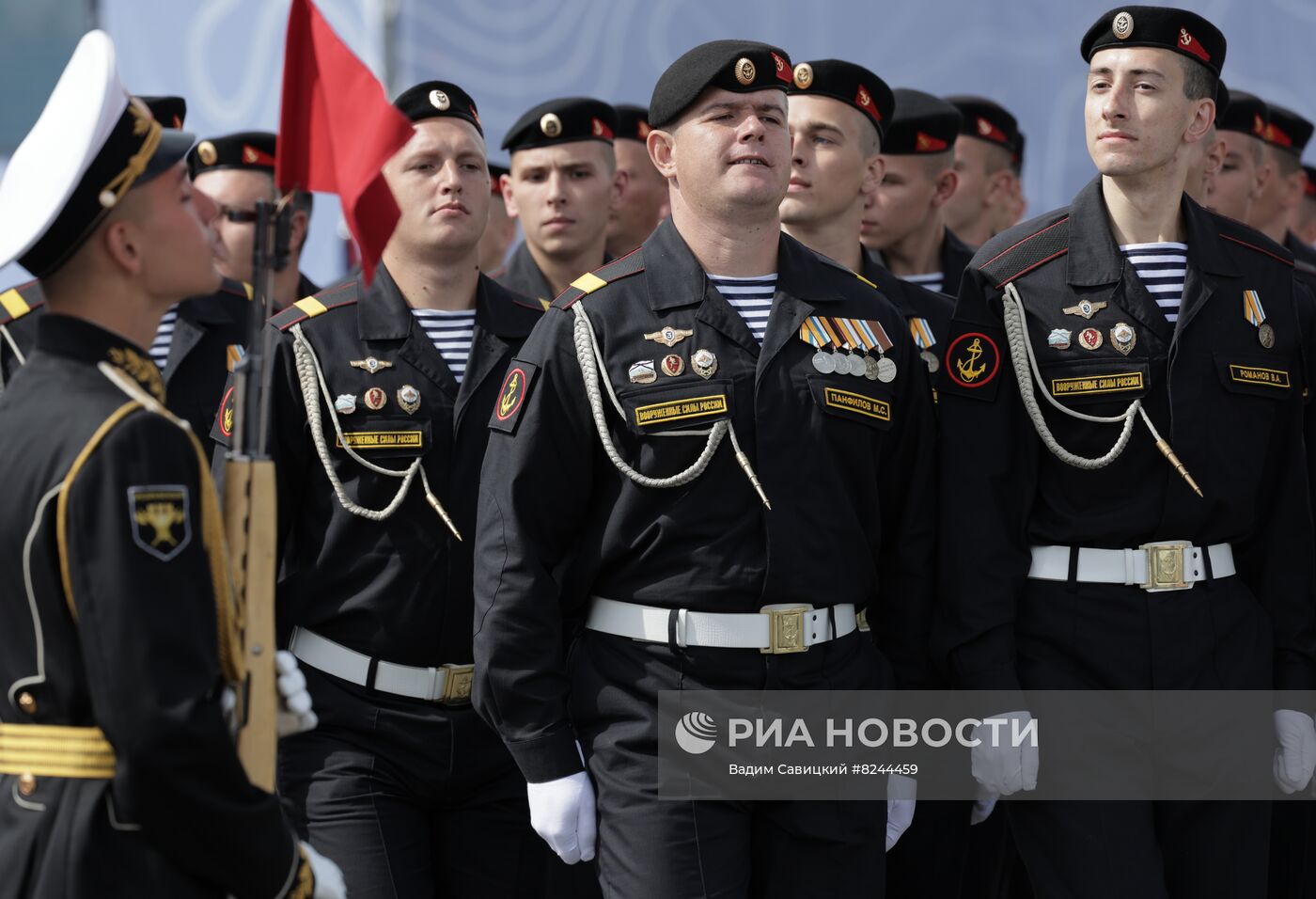 Генеральная репетиция парада ко Дню ВМФ 