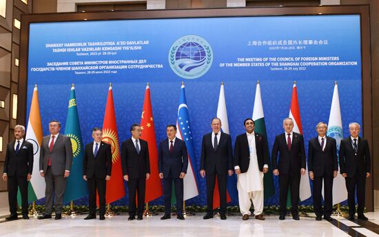 Заседание Совета министров иностранных дел государств-членов ШОС в Ташкенте 