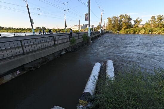 Уровень воды в реке Читинка превысил критическое значение