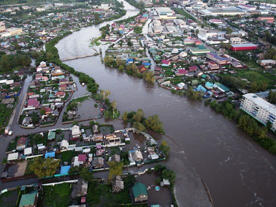 Уровень воды в реке Читинка превысил критическое значение