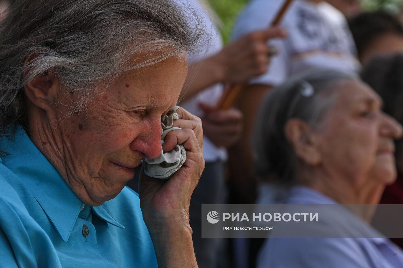 Акция "Парад для одного ветерана" в Мариуполе