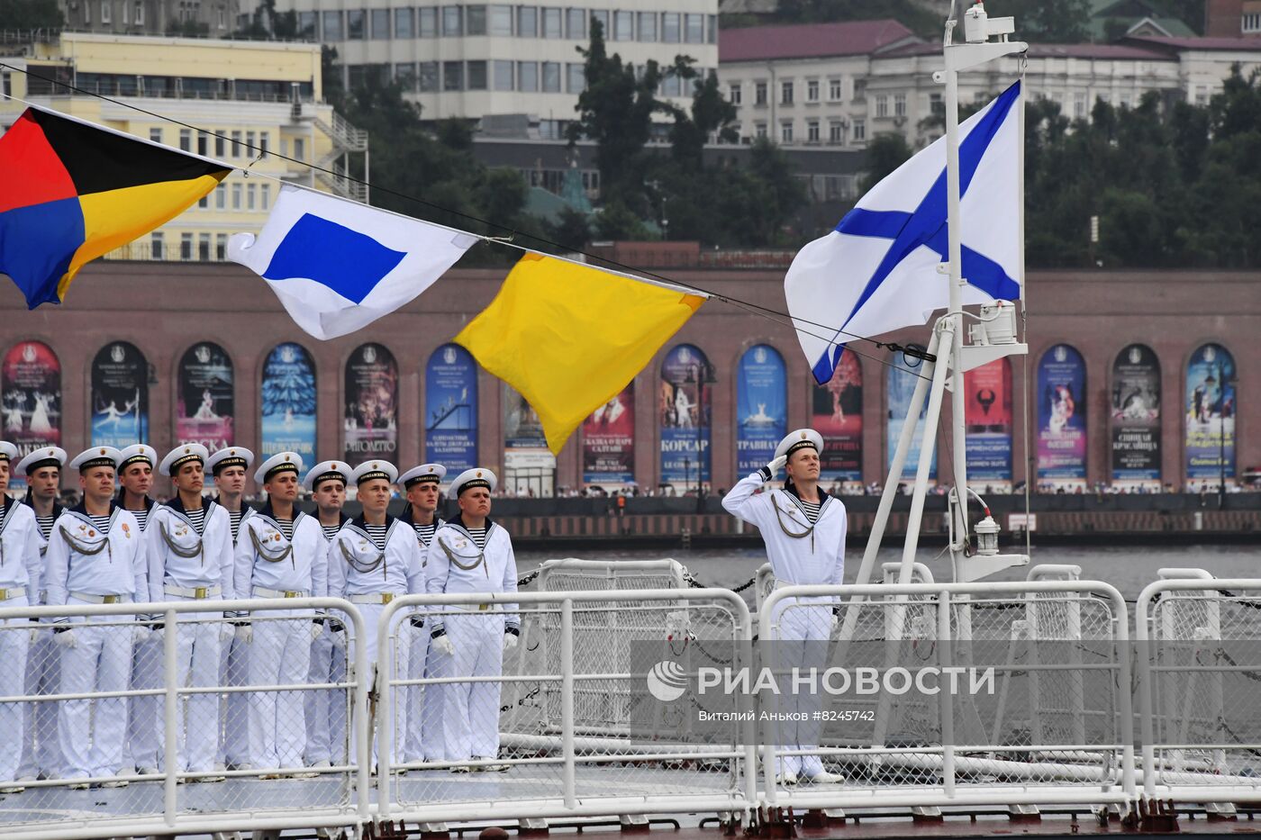 Празднование Дня ВМФ в регионах России