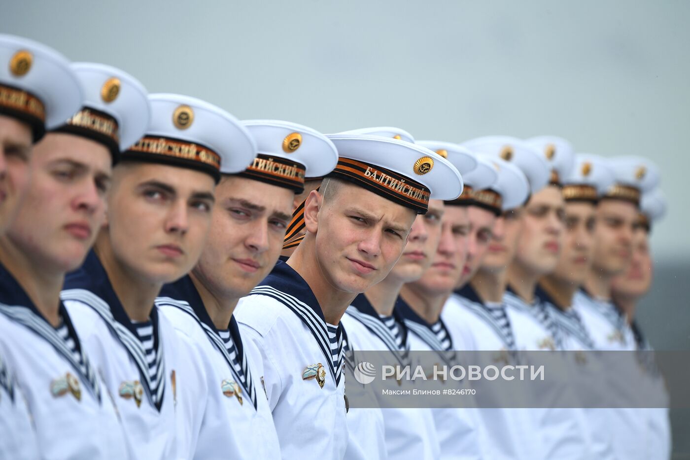 Празднование Дня ВМФ в Санкт-Петербурге