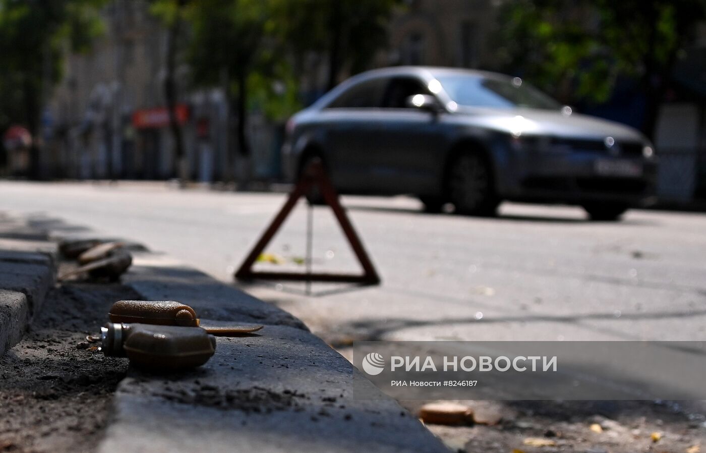 Разминирование в центре Донецка