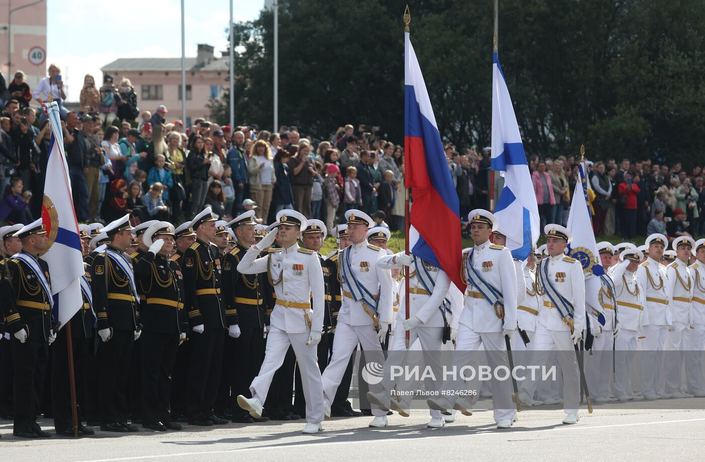 Празднование Дня ВМФ в регионах России