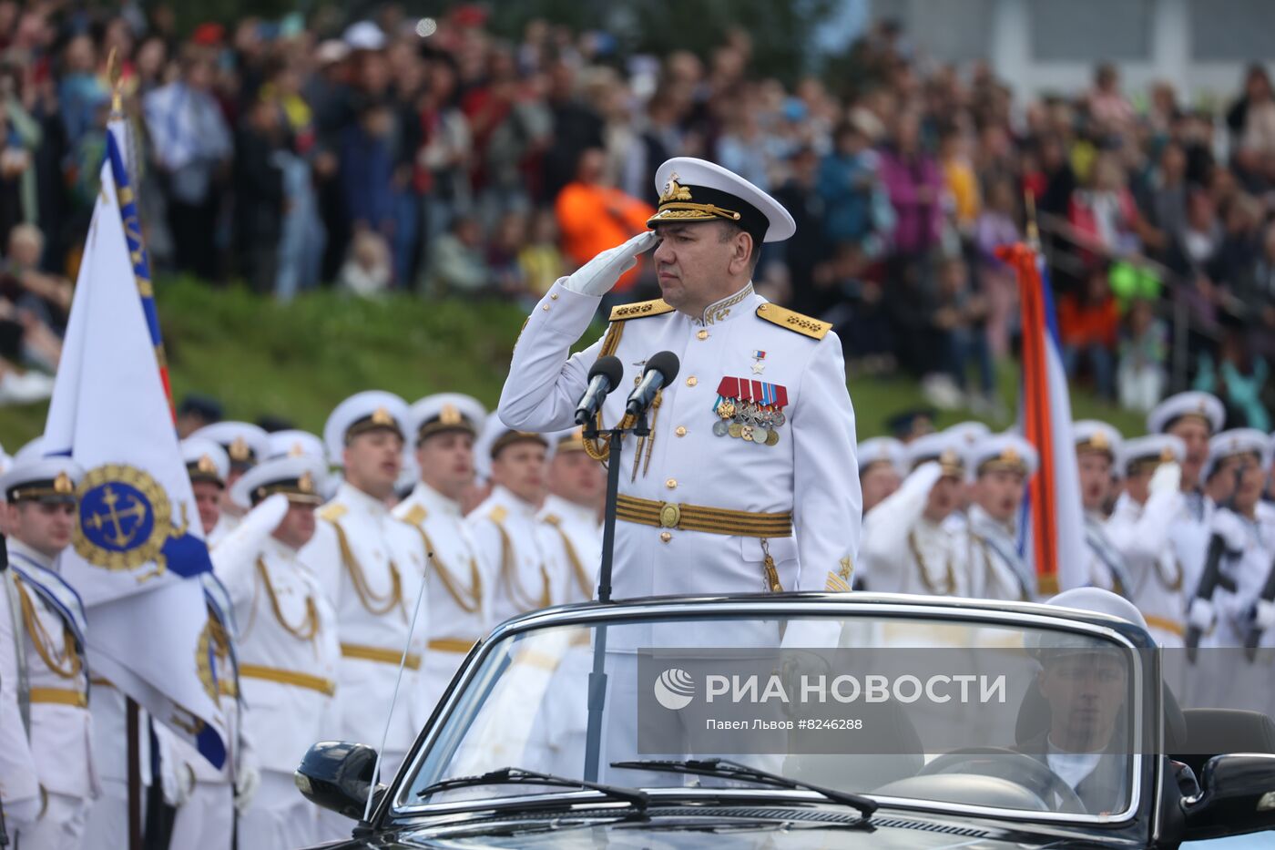 Празднование Дня ВМФ в регионах России