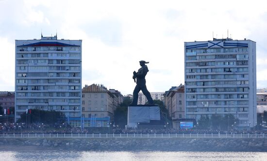 Празднование Дня ВМФ в регионах России