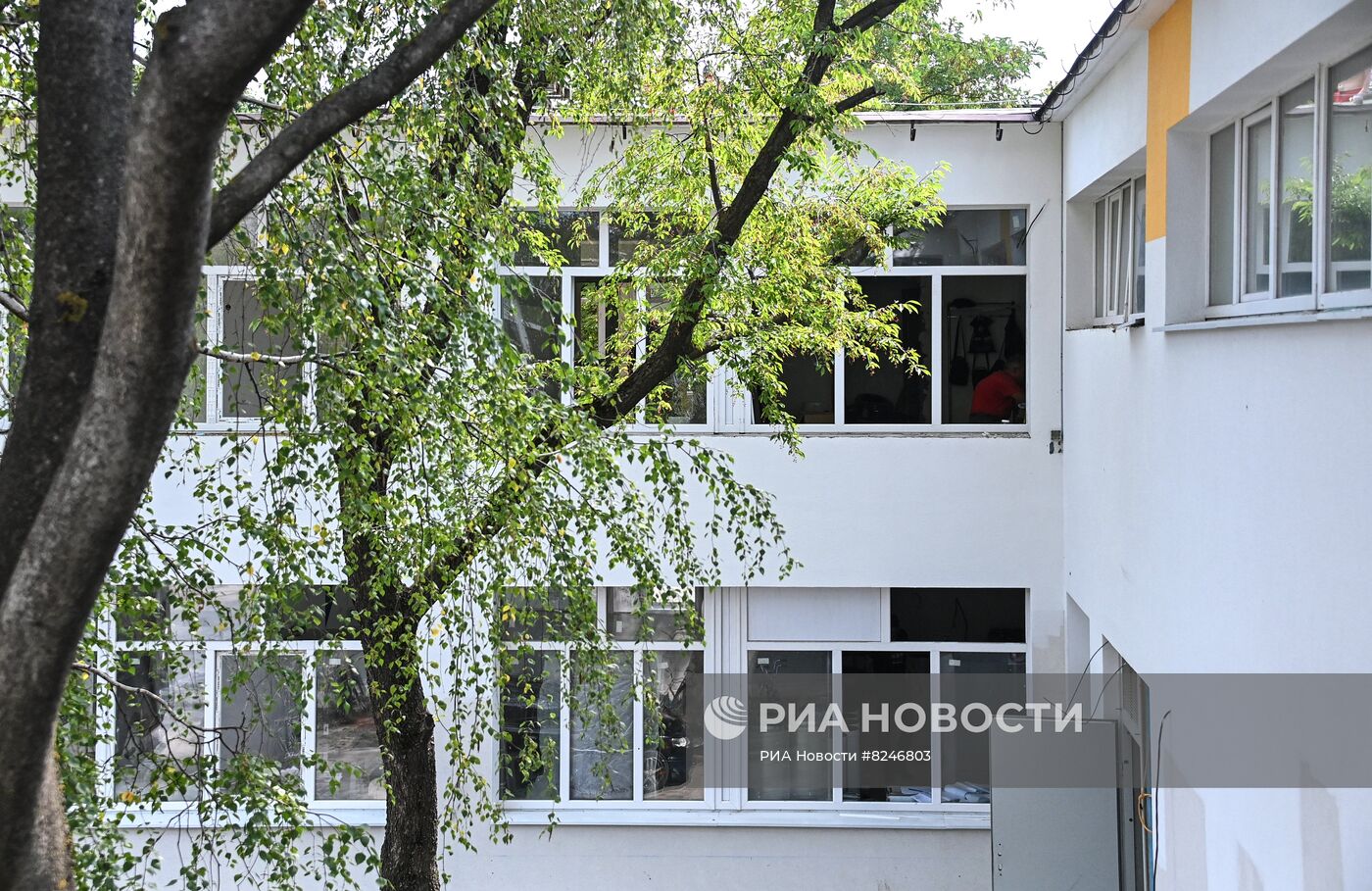 Восстановление детсада в Мариуполе строителями из РФ