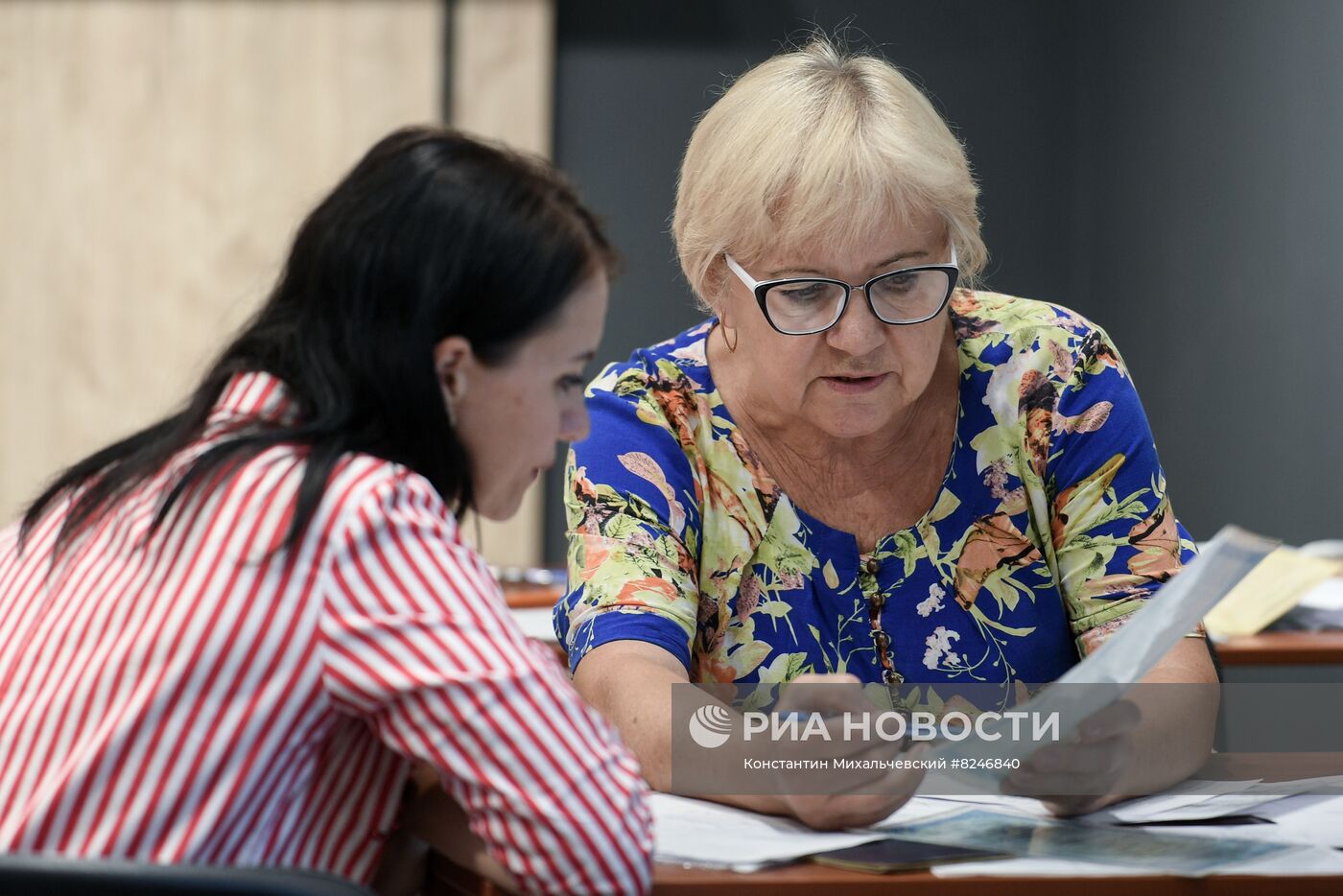 Выдача российских паспортов жителям Бердянска