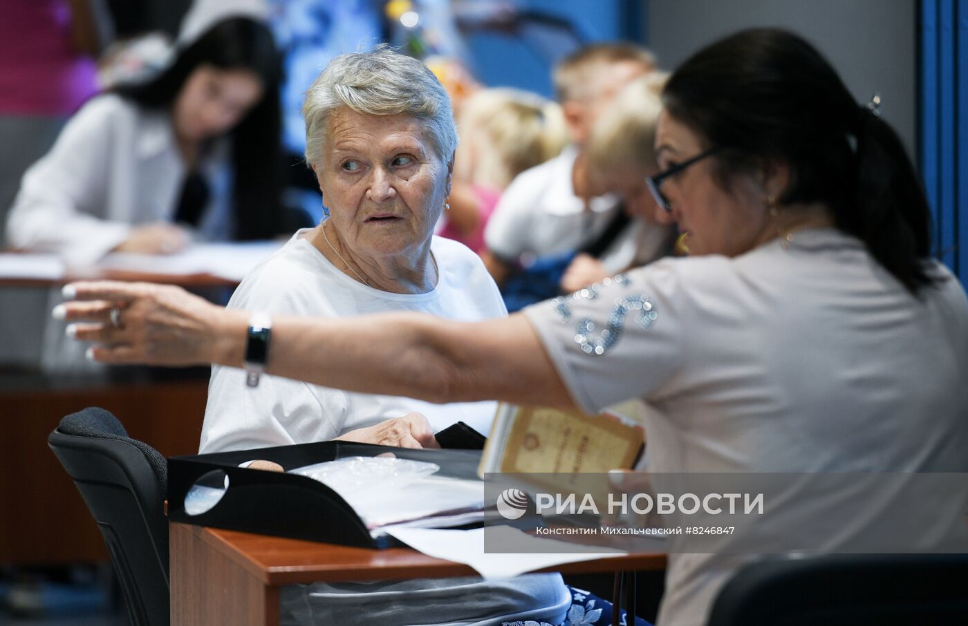 Выдача российских паспортов жителям Бердянска