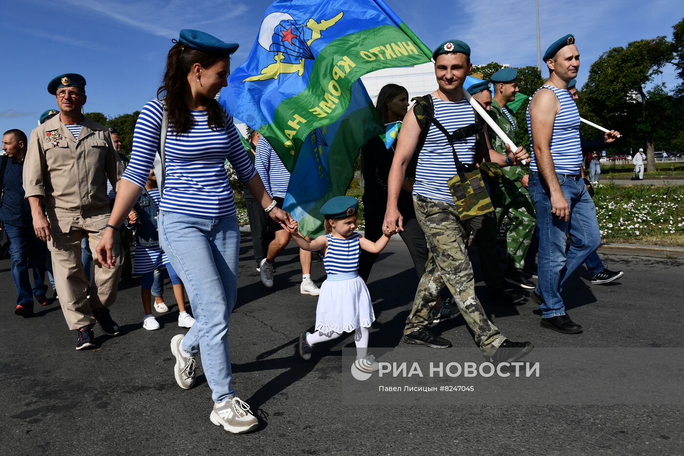 Празднование Дня ВДВ