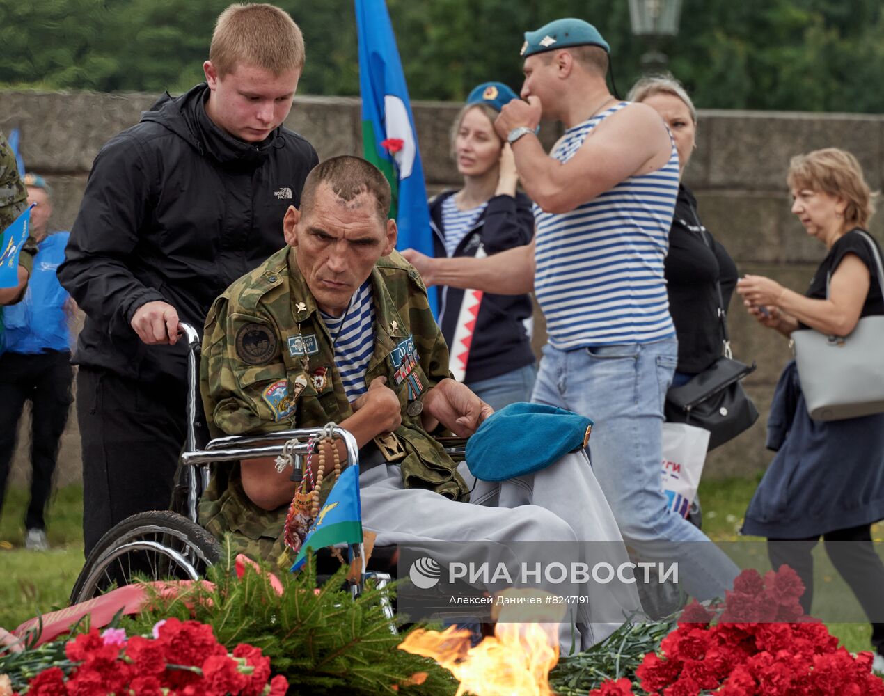 Празднование Дня ВДВ