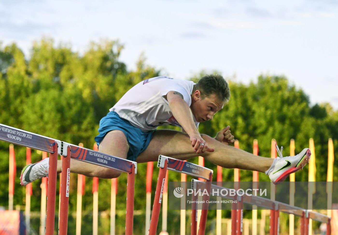 Легкая атлетика. Чемпионат России. Первый день