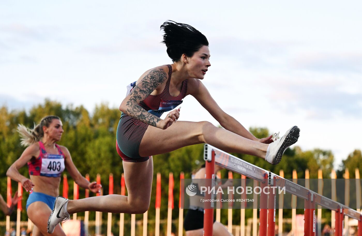 Легкая атлетика. Чемпионат России. Первый день