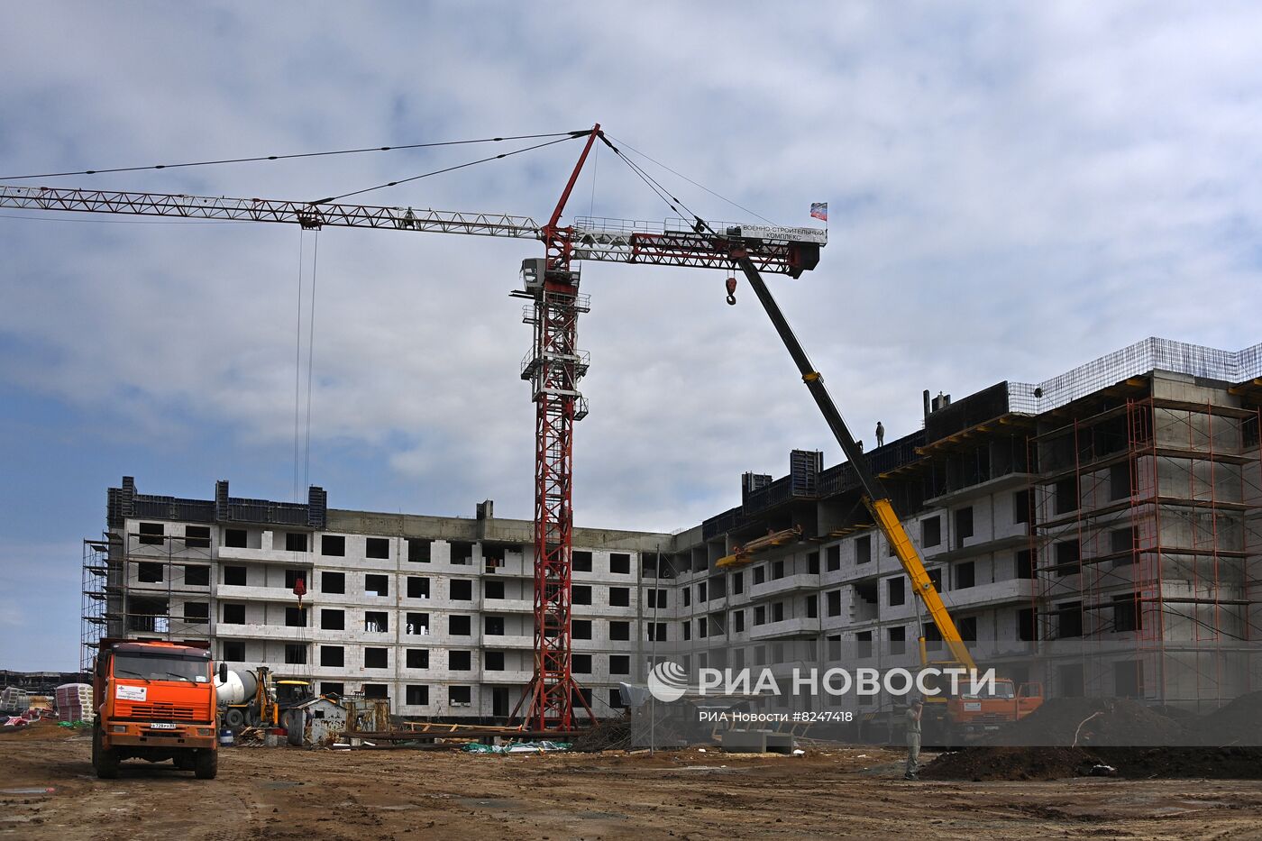 Строительство жилых домов в Мариуполе | РИА Новости Медиабанк