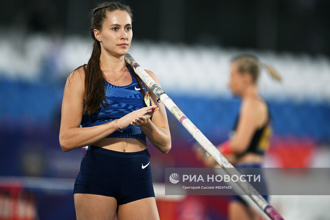 Легкая атлетика. Чемпионат России. Первый день