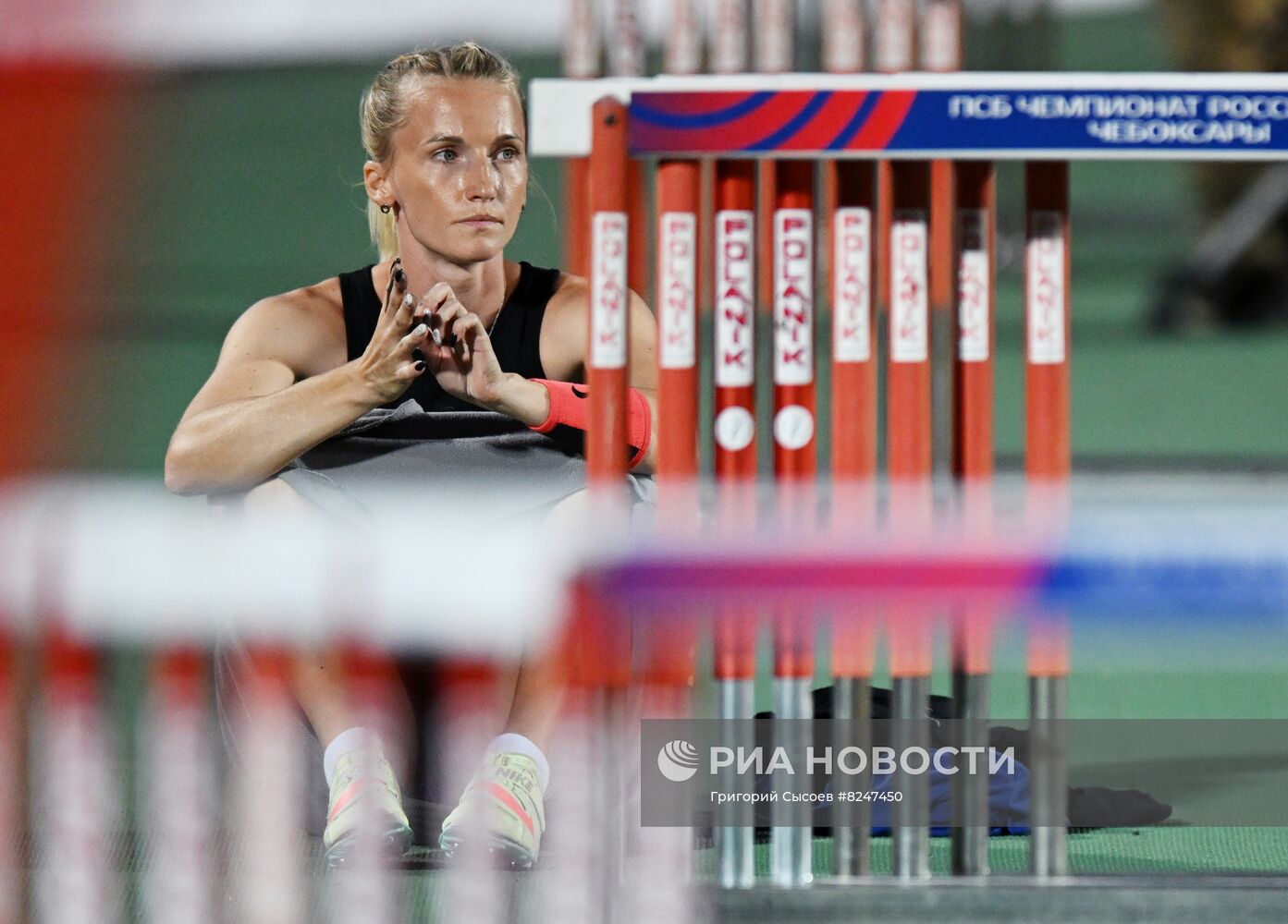 Легкая атлетика. Чемпионат России. Первый день