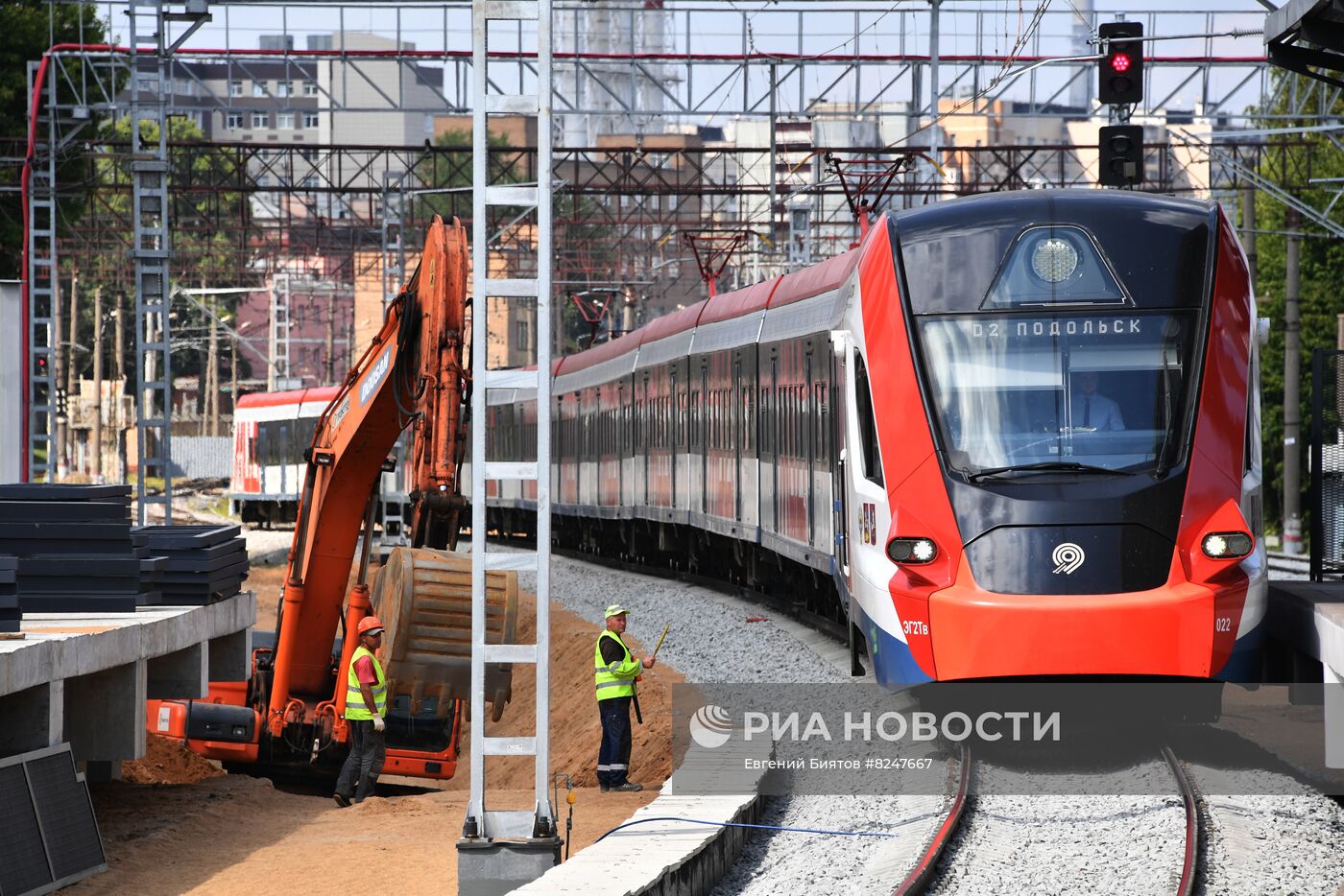 Реконструкция участка D2 и D4 "Курская"-"Площадь трех вокзалов " 