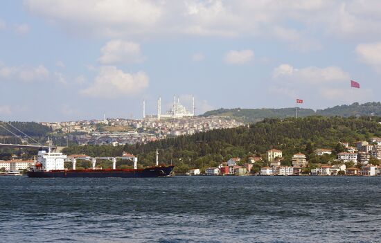 Отбытие сухогруза Razoni из Стамбула