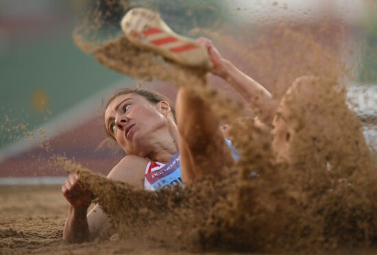 Легкая атлетика. Чемпионат России. Второй день