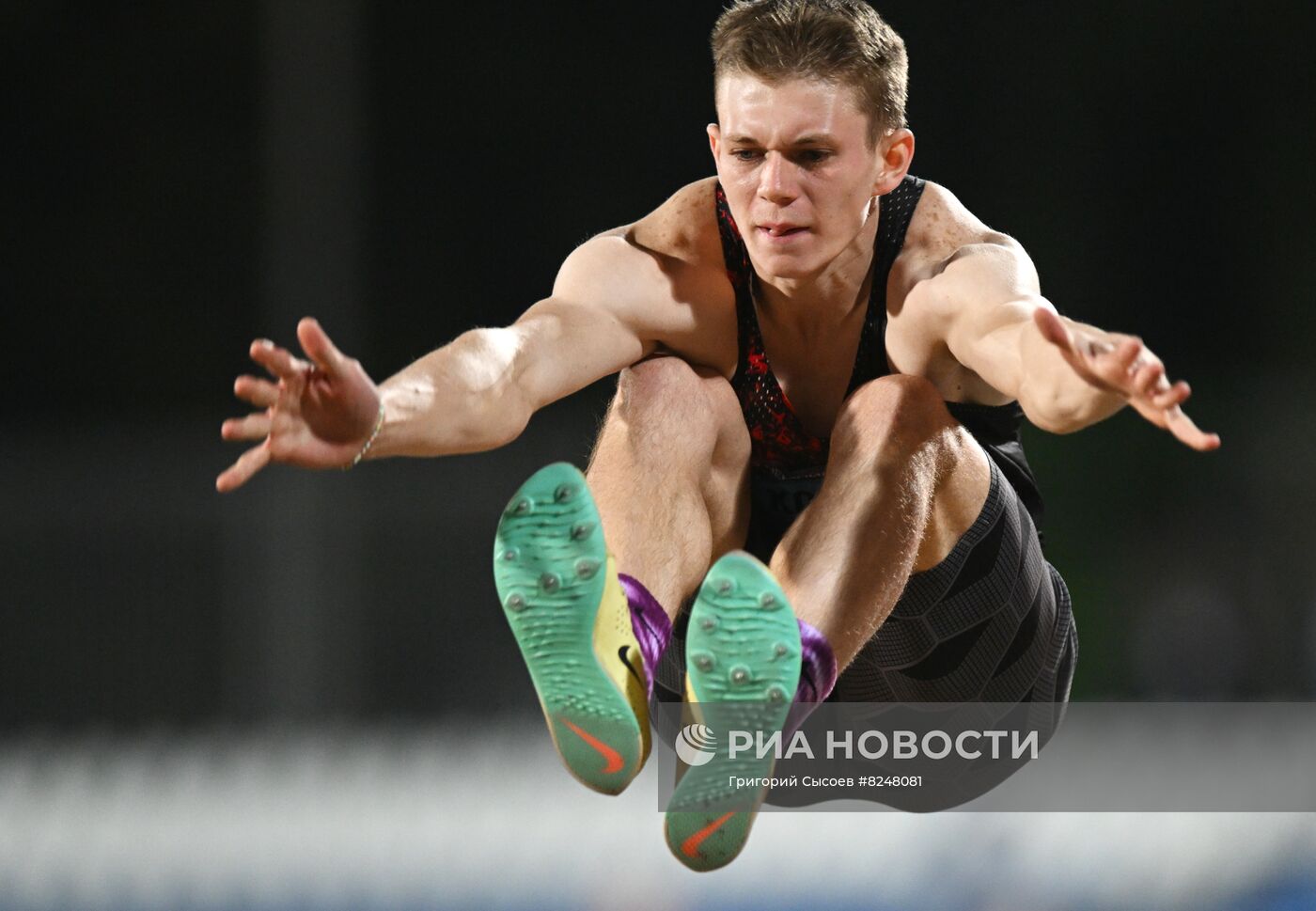 Легкая атлетика. Чемпионат России. Второй день