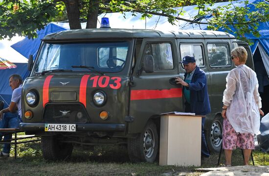  Палаточная больница в Волновахе    