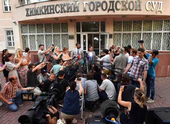 Заседание суда по делу американской баскетболистки Б. Грайнер