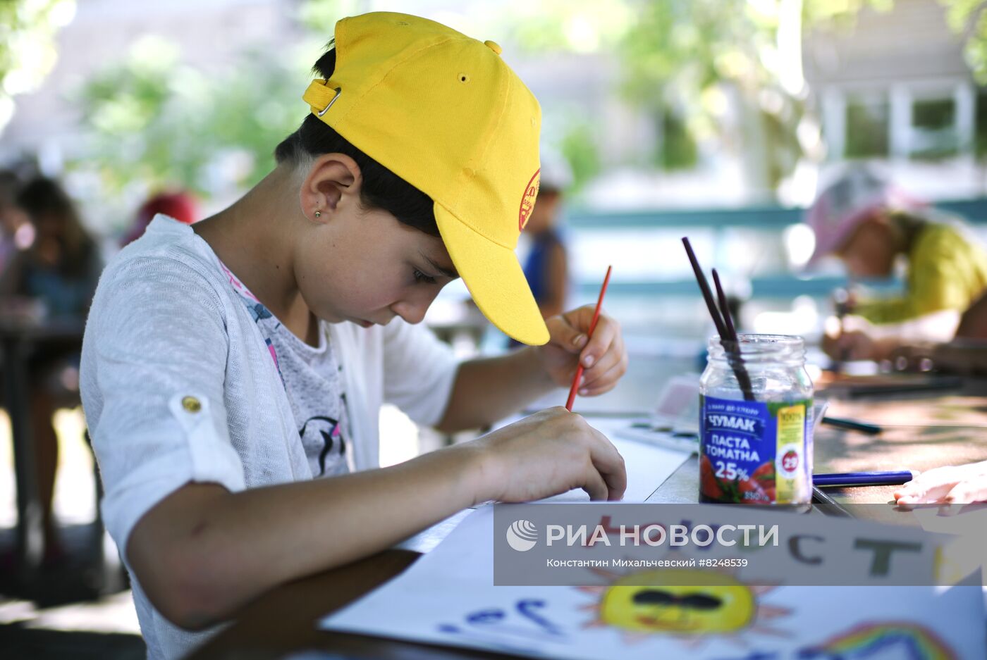 Работа детского лагеря "Юность" в Кирилловке