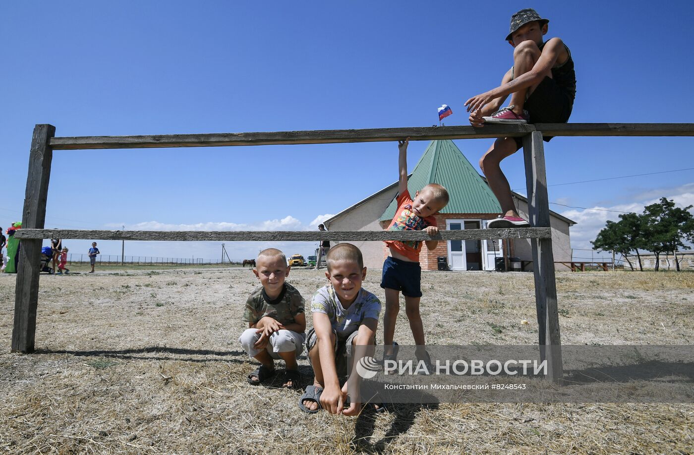 Работа детского лагеря "Юность" в Кирилловке