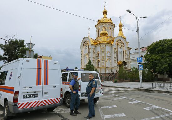 Вокзал в Донецке горит после обстрела ВСУ