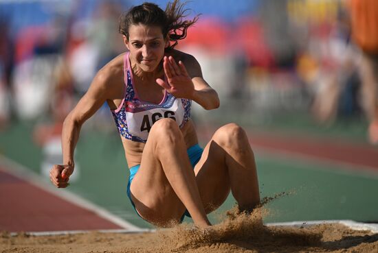 Легкая атлетика. Чемпионат России. Четвертый день