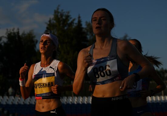 Легкая атлетика. Чемпионат России. Четвертый день