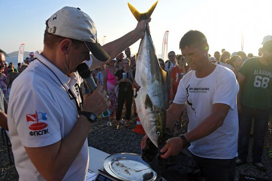 Чемпионат по подводной охоте во Владивостоке