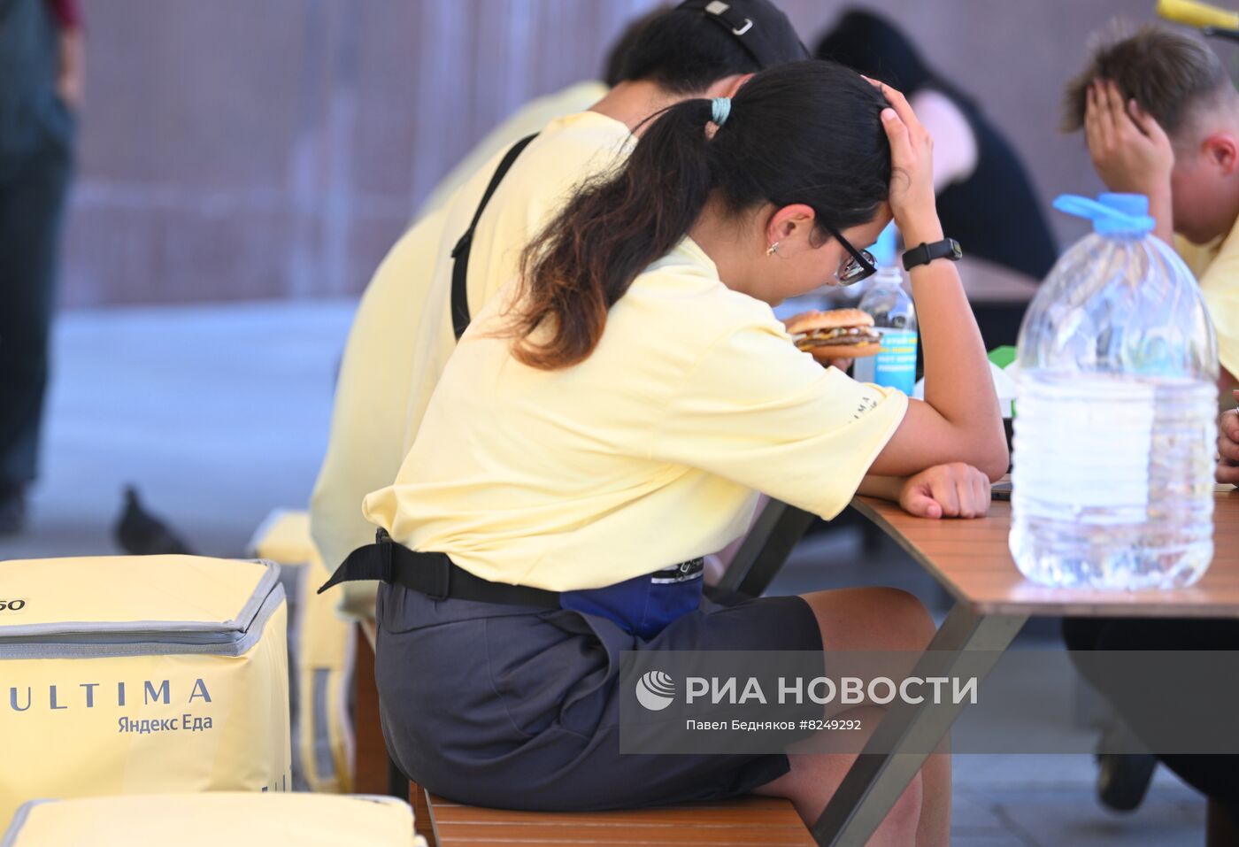 Жаркая погода в Москве