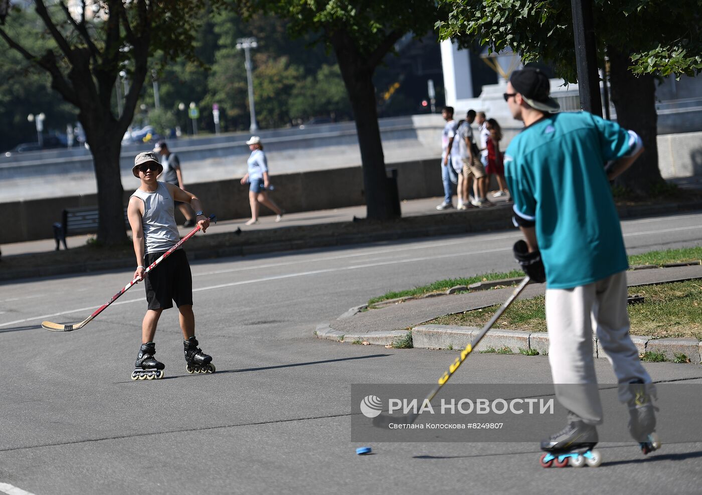 Жаркая погода в Москве