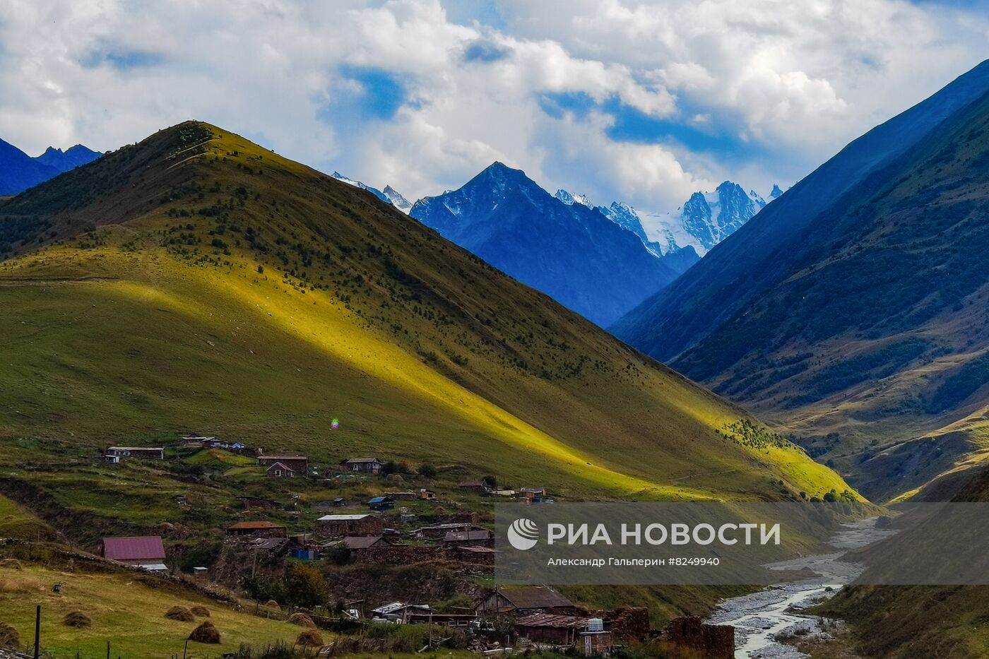 Производство домашнего сыра в горах Северной Осетии