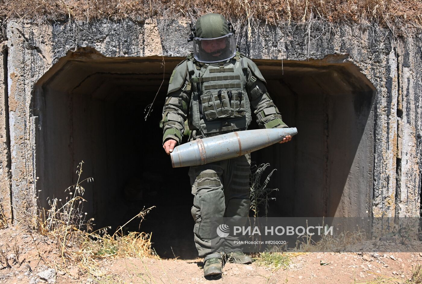 Разминирование моста в Коминтерново