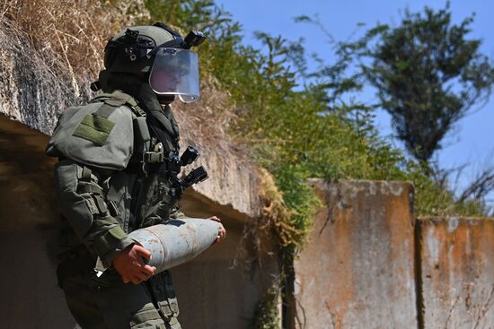 Разминирование моста в Коминтерново