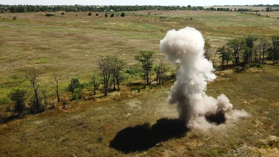 Разминирование моста в Коминтерново
