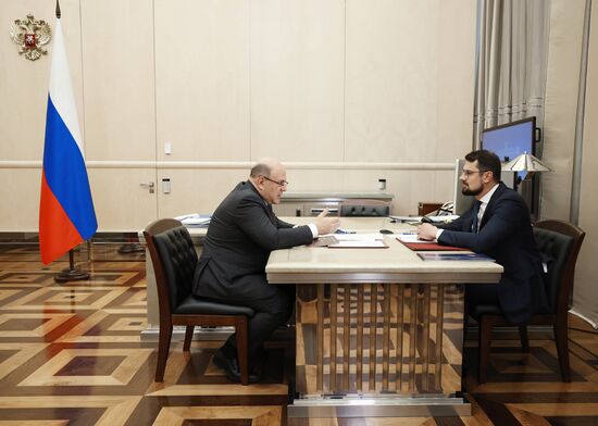 Премьер-министр РФ М. Мишустин встретился с главой корпорации по развитию Дальнего Востока и Арктики Н. Запрягаевым