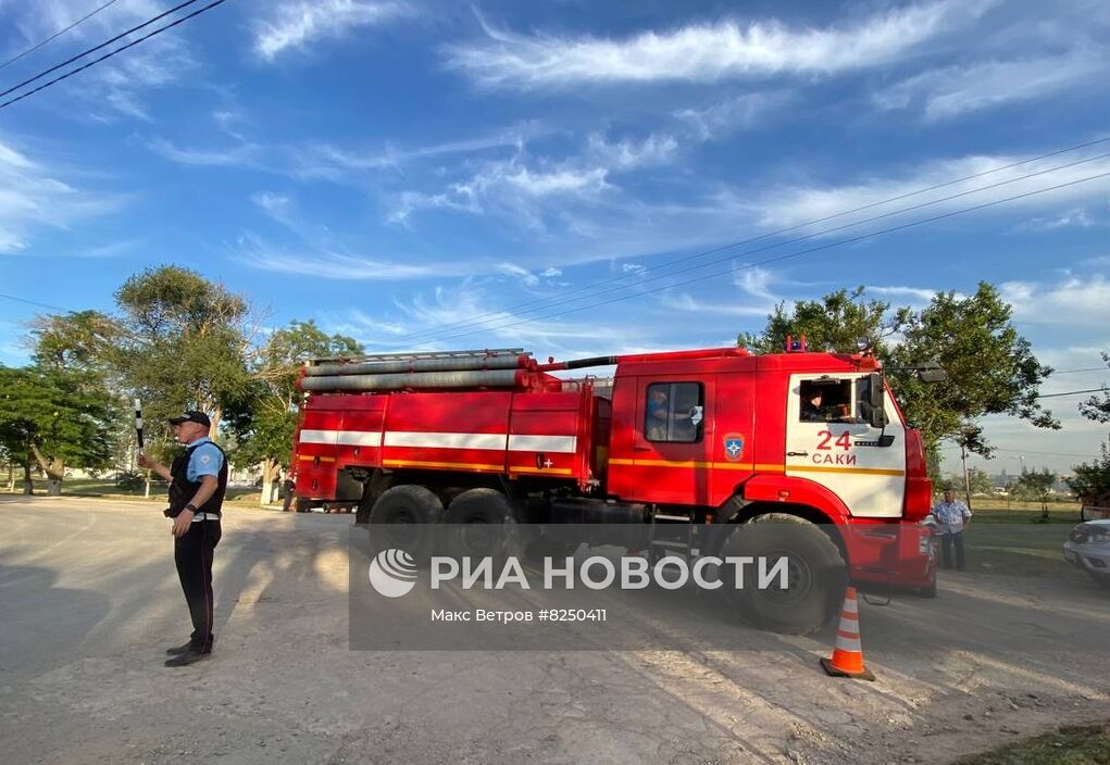 Взрывы в районе Новофедоровки в Крыму